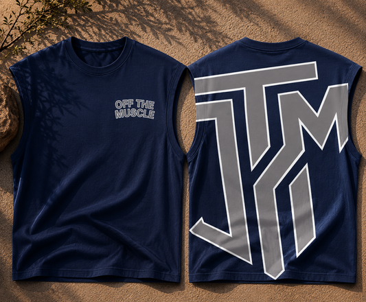 OTM MUSCLE' 'NAVY/GREY'